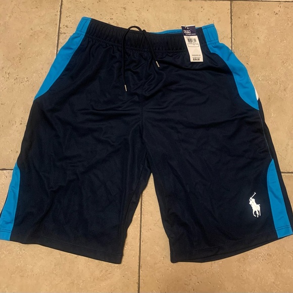 NWT Polo by Ralph Lauren boys athletic shorts. Boys size Large 14-18. - Picture 4 of 7
